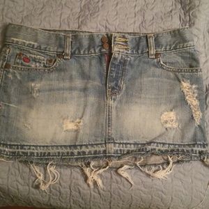 Abercrombie and Fitch denim skirt.  Size 6.